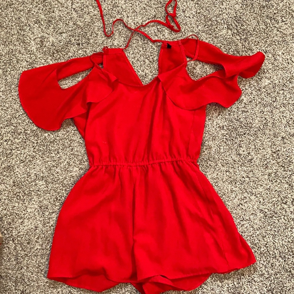 Red romper